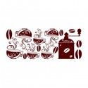 Wall sticker pattern no. kitchen d