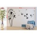 Wall sticker pattern dandelions no. 2298