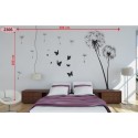 Wall sticker pattern dandelions no. 2306