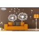 Wall sticker pattern dandelions no. 24