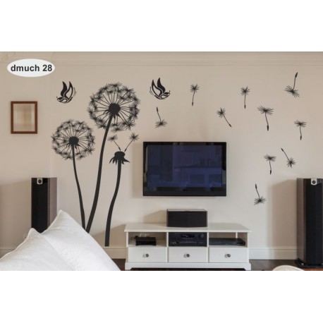 Wall sticker pattern dandelions no. 28