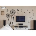 Wall sticker pattern dandelions no. 28