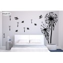 Wall sticker pattern dandelions no. 31