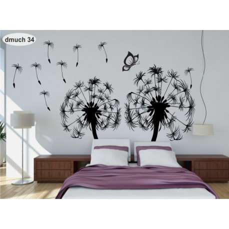 Wall sticker pattern dandelions no. 34