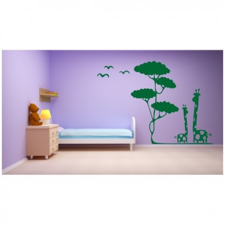 Wall sticker pattern tree no. 261