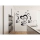 Wall sticker pattern no. kitchen 1227