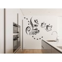 Wall sticker pattern no. kitchen 1254