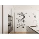 Wall sticker pattern no. kitchen 1274